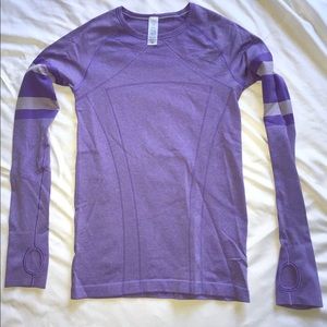Ivivva Fly Tech Long Sleeve - Purple - size 12